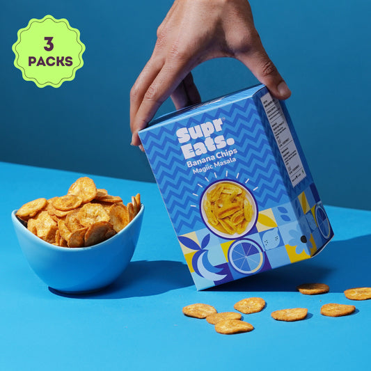 Magic Masala Banana Chips | Less Oil | Good Quality | 150G x 3