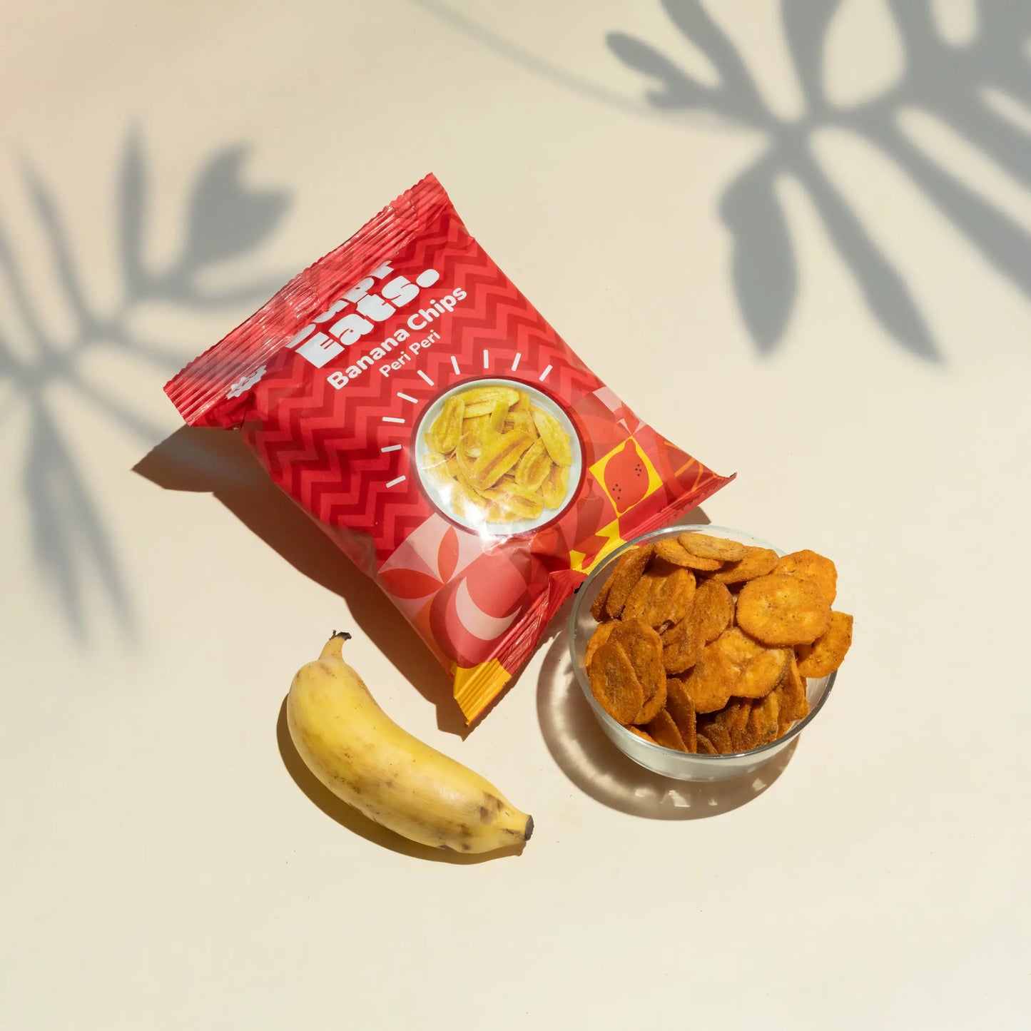 Peri Peri Banana Chips Pouch | Spicy Treat | Pack of 10