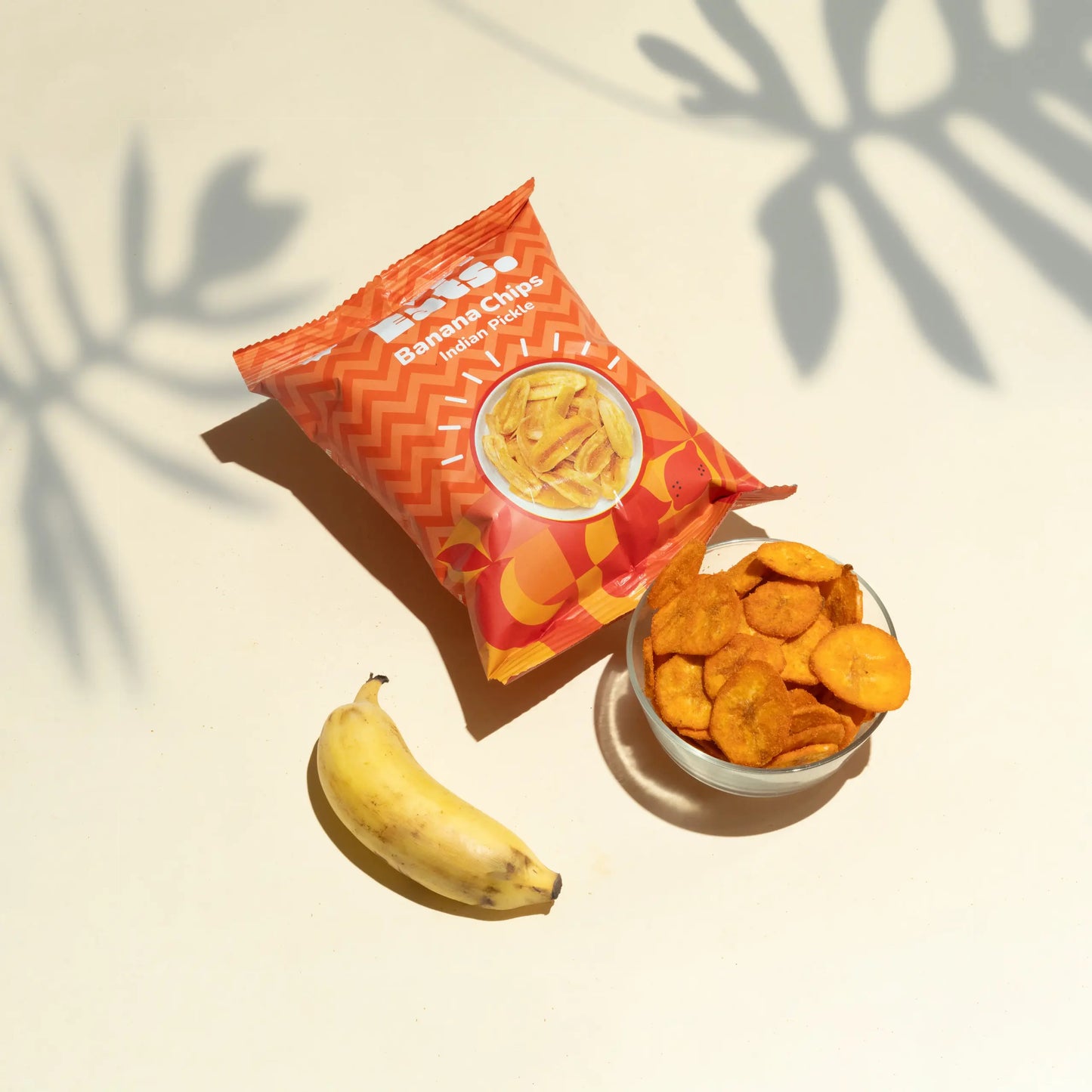 Indian Pickle Banana Chips Pouch | Minimal Fried | Pack of 10