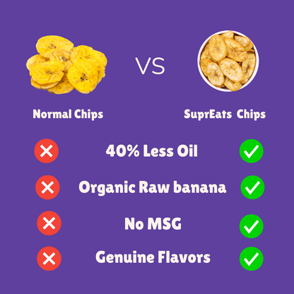 Cheese Butter Banana Chips | Thin & Less Oil | 150g