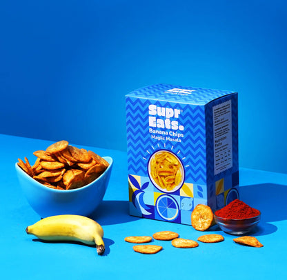 Magic Masala Banana Chips | Less Oil | Good Quality | 150G x 3